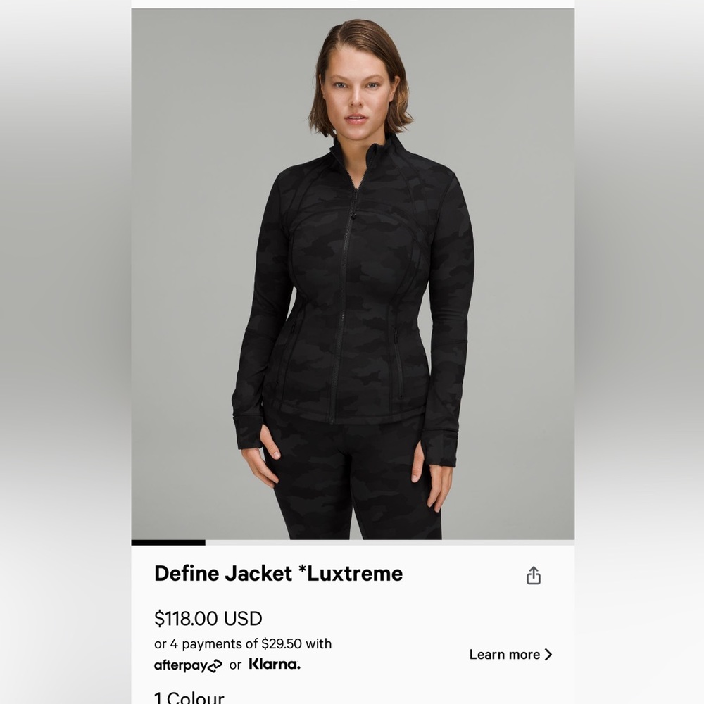 Lululemon define jacket